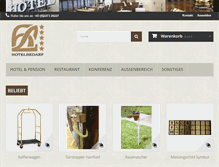 Tablet Screenshot of hl-hotelbedarf.at